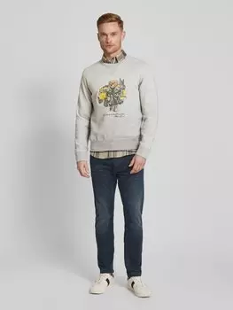 Толстовка с этикеткой Polo Ralph Lauren, светло-серый
