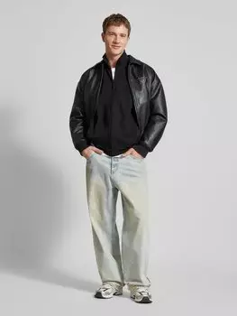 Толстовка с этикеткой REVIEW, черный