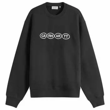 Толстовка с бампером Carhartt Wip, черный