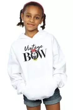Толстовка с бантом Минни Маус в винтажном стиле Disney, белый
