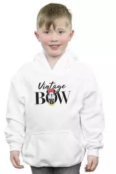 Толстовка с бантом Минни Маус в винтажном стиле Disney, белый