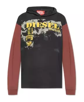 Толстовка s baxt hood q1 Diesel, черный