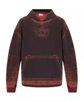 Толстовка s baxt hood q1 Diesel, красный