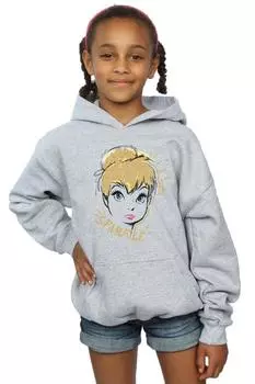 Толстовка с блестками Tinkerbell Disney, серый