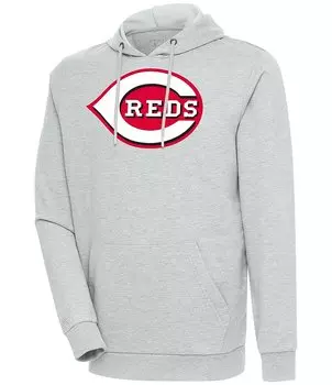 Толстовка с большим логотипом Национальной лиги MLB Антигуа Antigua, серый