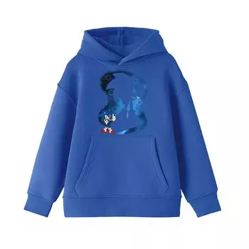 Толстовка с большим пальцем вверх Sonic The Hedgehog для мальчиков 8–20 лет Licensed Character