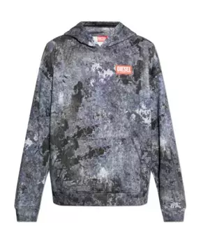 Толстовка 's-boxt-hood-r8' Diesel, серый