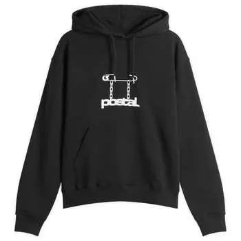 Толстовка с булавкой Postal, черный