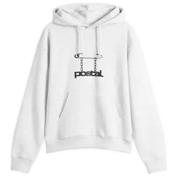 Толстовка с булавкой Postal, серый