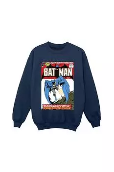 Толстовка с чехлом «Бегущий Бэтмен» DC Comics, темно-синий
