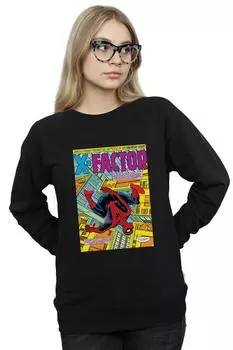 Толстовка с чехлом Spider-Man X Factor Marvel, черный