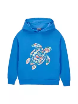 Толстовка с черепахой для маленьких мальчиков и мальчиков Vilebrequin, синий