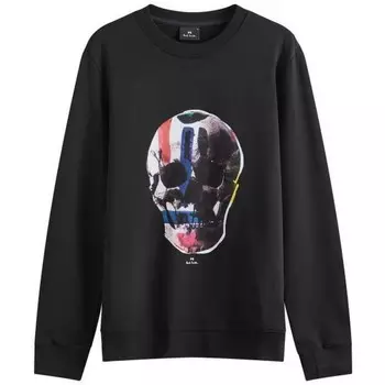 Толстовка с черепом Paul Smith, черный