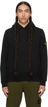 Толстовка с черной нашивкой Stone Island