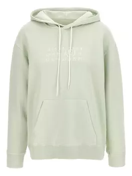Толстовка с цифровой подписью MM6 Maison Margiela, зеленый