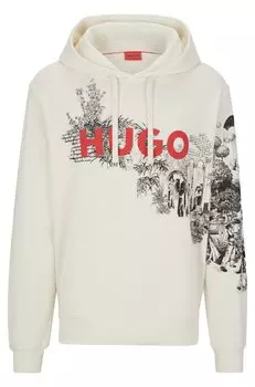 Толстовка с Cotton-terry With Logo And Artwork, белый