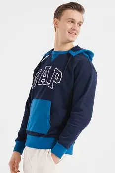 Толстовка с цветным блоком и логотипом Gap, синий