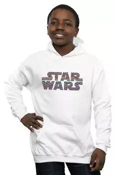 Толстовка с цветным логотипом Aztec Star Wars, белый