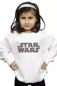 Толстовка с цветным логотипом Aztec Star Wars, белый