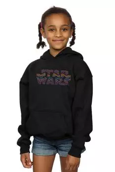 Толстовка с цветным логотипом Aztec Star Wars, черный