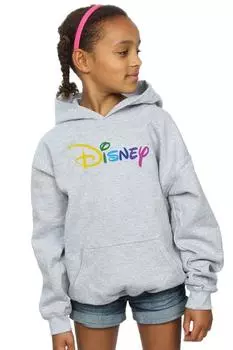 Толстовка с цветным логотипом Disney, серый
