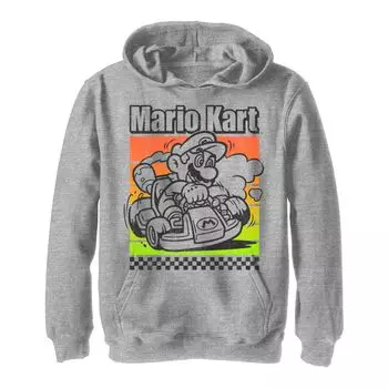 Толстовка с цветным поп-плакатом Mario Kart для мальчиков 8–20 лет Licensed Character