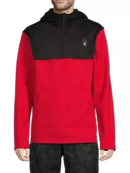 Толстовка с цветными блоками Spyder, красный