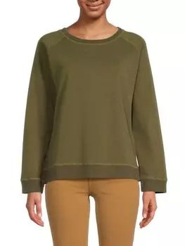 Толстовка с цветочной вышивкой Etienne Marcel, цвет Military