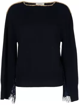 Толстовка с цветочным кружевом Onefifteen, синий