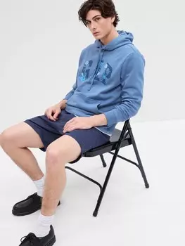 Толстовка с цветочным логотипом Gap, синий
