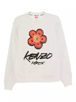 Толстовка с цветочным принтом Boke KENZO, нейтральный