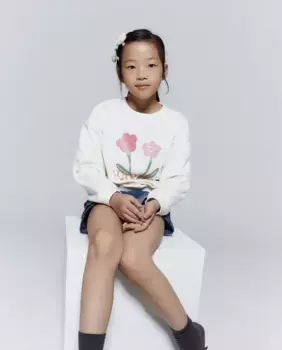 Толстовка с цветочным принтом Sfera, мультиколор