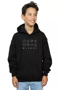 Толстовка с деконструированным Микки Маусом Disney, черный