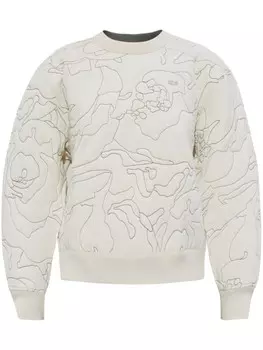 Толстовка с декоративной строчкой Lacoste, белый
