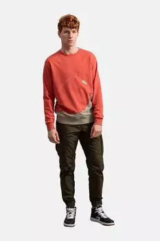 Толстовка с дизайном колор-блоков Kaft, красный