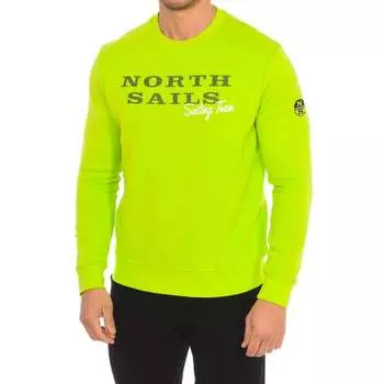Толстовка с длинными рукавами и круглым вырезом 9022970 мужская North Sails, зеленый