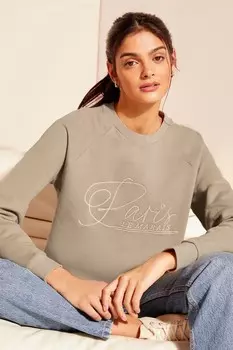 Толстовка с длинными рукавами и круглым вырезом Friends Like These, коричневый