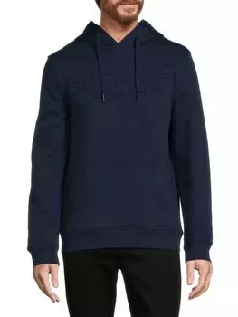 Толстовка с длинными рукавами и логотипом из хлопковой смеси Buffalo David Bitton, цвет Whale