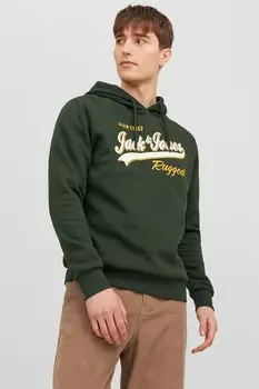 Толстовка с длинными рукавами и логотипом Jack & Jones, зеленый
