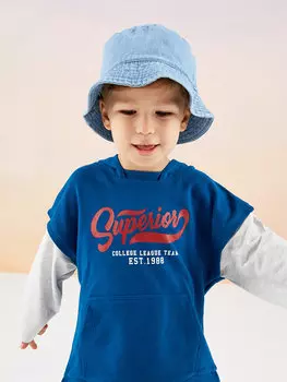 Толстовка с длинными рукавами и принтом для маленьких мальчиков LCW baby, масло