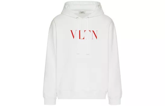 Толстовка с длинными рукавами и принтом логотипа Valentino VLTN, белый