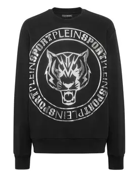Толстовка с длинными рукавами Tiger Plein Sport, цвет Black/Silver
