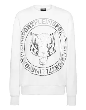 Толстовка с длинными рукавами Tiger Plein Sport, белый
