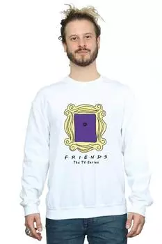 Толстовка с дверным глазком Friends, белый