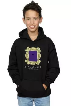 Толстовка с дверным глазком Friends, черный