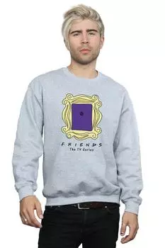 Толстовка с дверным глазком Friends, серый