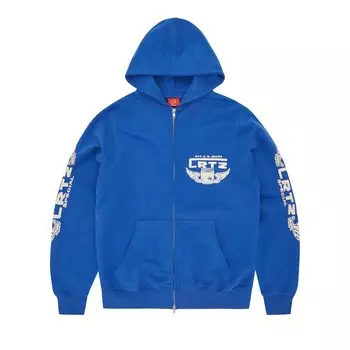 Толстовка с двойной молнией Corteiz Gasolina, Королевский синий