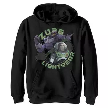Толстовка с двусторонним графическим рисунком Disney/Pixar's Lightyear Boys 8-20 Buzz Vs Zurg Licensed Character