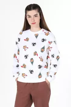 Толстовка с фигурным принтом Colin'S, зеленый