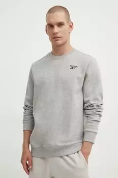 Толстовка с фирменным стилем Reebok, серый